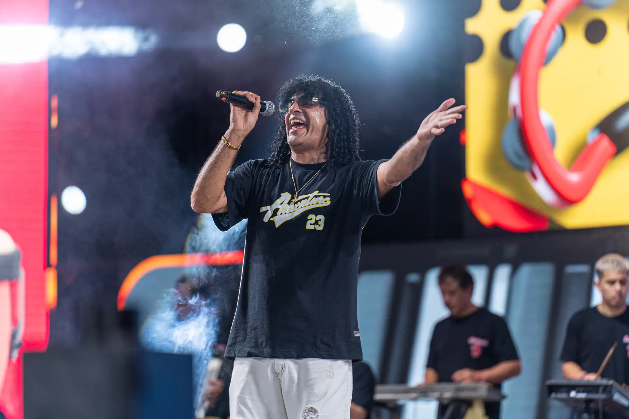 Cachumba en vivo — Fernando El Turco Oliva, vocalista del cuarteto cordobés